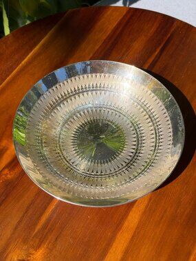 Vintage WMF Germany Silver Plated Mid Century Modern Candy / Nut Bowl